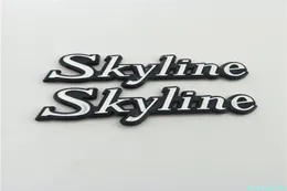 For Nissan Skyline Emblem Logo Rear Trunk Side Fender Nameplate Stickers C110 KPGC110 GC110 Kenmeri GTR9565420