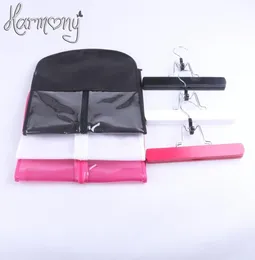 3 SETS3 Bags3 Hanger Black Pink White Hair Extension Carrier Storage Suit Fase Bag Dammsäkra Hårförlängningar Bag5799569