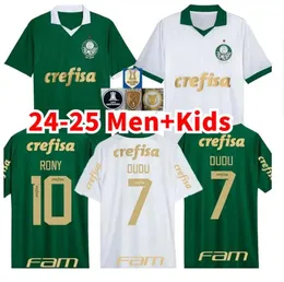 24 25 Jerseys de futebol palmeiras Men Kit Kits Kit Endrick Dudu Rony G.Gomez Estevao Veiga M.Lopez Murilo Piqurez 2024 2025 Fan Player Fan Player Version