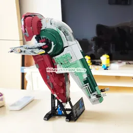 DIY brinquedos criativos compatíveis com o genuíno UCS Slave I Slave NO 1 Movie hobby coleção Building Block Bricks Toys 2067Pcs C1115284V