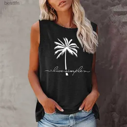 تي شيرت للسيدات Seeyoushy Coconut Printing 2023 New Summer Fashion Harajuku Style Crew-Dece Womens T-Shirt sless-t-shirt Blouse 240311