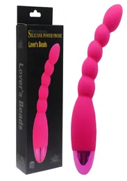 Afrodisia Produkty seksu Vibrator 10 Funkcja USB Anal Anal Dildo Dildo Clit Vibrator Sex Toys dla kobiety dla mężczyzn dla dorosłych Toy5725673