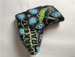 Limited Edition Golf Putter Headcover Make It Rain Send It Home Jeromy Putter Cover Magnetverschluss2476040