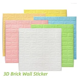 Wall Stickers 3D Brick Sticker Wallpaper Waterproof Peel And Stick Panels Moisture-Proof Room Diy Self-Adhesive Home Decoration Drop Dht8O