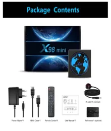 X98 Mini Amlogic S905W2 TV Box Android 11 Quad Core 4G 32G 24G5G Dual WiFi BT 100m 4K Smart Media Player TX3Mini Plus8059435