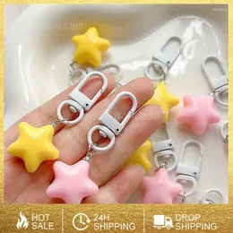 Keychains Personalization Keychain Charming Versatile Cream Star For Any Occasion -selling Fun Decorative Stars