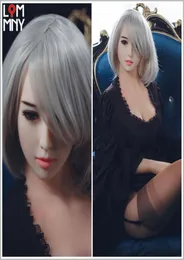 Lommny Quality Real Silicone Oral Love Doll with Big Brest Ass Sex Dolls日本語のようなセクシーな膣Toys1074398