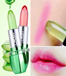 6 Colors Aloe vera Lip Balm Crystal Jelly Lipstick Set Magic Temperature Color Change Long Lasting Moisturizing Waterproof Lips Ca3952168