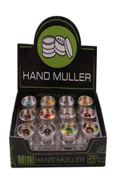 2020 Grinder 2 Layer Mini Metal Grinders Hand Muller för torr örtkvarn 30 mm diameter Hård topp liten örtslipare 4578031