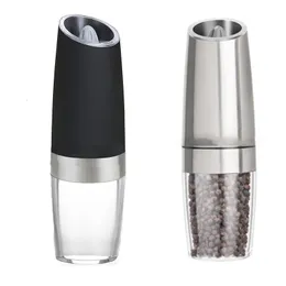 YOMDID 1pc/2pcs Electric Pepper Mill Salt Pepper Grinder Practical Spice Grinder Mills moedor de pimenta Kitchen Grinding Tool 240306