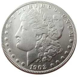 90% Argento US Morgan Dollar 1903-P-S-O NUOVO VECCHIO COLORE Copia artigianale Moneta Ornamenti in ottone Accessori decorazione domestica272C