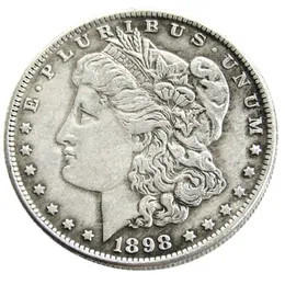 US 1898-P-O-S Morgan Dollar Silver Coped Copy Monety Metal Rzemiosło Manufacturing Factory 302W