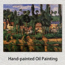 Modern Art Chateau Du Medan Paul Cezanne Oil Paintings Reproduction High Quality Hand Painted for el Hall Wall Decor2094