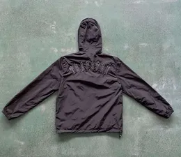 2024 Новая мужская куртка Trapstar Спортивная одежда Irongate T Ветровка-черная качественная вышитая буква Женская молния Защита от солнца Motion current 11rh