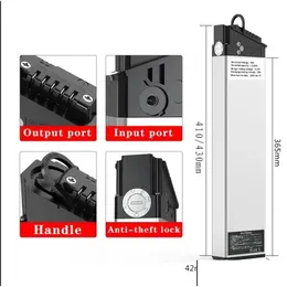 에너지 저장 배터리 원래 전기 자전거 48V 52V 10.4AH 12.8AH 14AH 17.5AH 메이트 X eBike 배터리 용 접이식 자전거 350W-1000W OTXAB