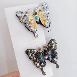 Hair Clips Barrettes Hair Clips Han Edition Of The Sense Handmade Ornaments Headdress Hairpin Butterfly Crystal Senior Clip Duck Mouth