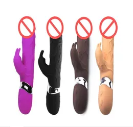 Stor dildo kanin vibrator vattentät stark USB -uppladdningsbar gspot vibratorer klitorial stimulering penis sex leksaker för kvinnor av 6795585