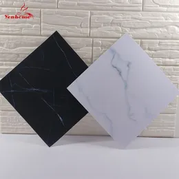 Nordic vinil auto adesivo textura de mármore decalques de parede grosso à prova dwaterproof água banheiro cozinha piso telha adesivo decoração casa 30x30cm 22622