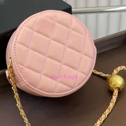 Designer shoulder bag Mini pancake bag 2024 chaneil single shoulder bag crossbody bag diamond grid chain bag womens bag L78