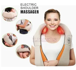2016 U Shape Electric Shourdell Massager Back Neck Multifunction Vibrator Massage Machine Muscle Stimulator Massage Pillow4970567
