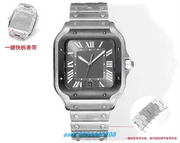 2024 THB Factory Men's Watch 9015 Ultra-thin Movement 316L Case Diameter 39.8mm x 47.5mm厚さ9.08mm Sapphire Crystal Glass Deptuof