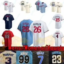 쌍둥이 Royce Lewis Jorge Polanco Carlos Correa Baseesy Jerseys Minnesota 25 Byron Buxton 저지 Max Kepler Luis Arraez Jorge Lopez Jhoan Duran Joe Ryan 4xl