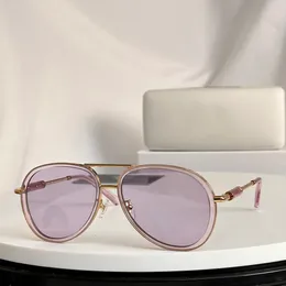 Transparenta/Light Voilet Pilot Solglasögon för män Glasögon Sonnenbrille Shades Lunettes de Soleil Vintage Glasses Occhiali da Sole UV400 Eyewear