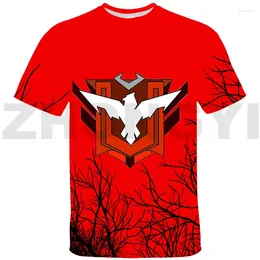 Homens camisetas 3D Free Fire Garena T-shirt Homens Esporte Manga Curta Verão Casual Oversized Mulheres Cool Streetwear Street Clothing Top