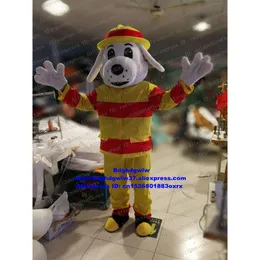 Mascot Costumes Fireman Fire Firefighter Dog Mascot Costume Adult Cartoon Postacie Strój ceremonialny Wystawa pedagogiczna ZX1467