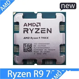 cpus ryzen 9 7900x R9 Box 100100000589 47GHz 12core 24thread CPU Processo 5NM Zen4 170W Socket AM5 PCIE50 NOファン231120ドロップ配信OT4B7