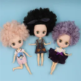 ICY DBS Blyth Middie Puppe 18 BJD mattes Gesicht Afrohaar Gelenkkörper 20 cm Anime Spielzeug Mädchen Geschenk 240304