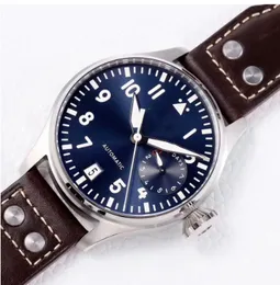 3A New Mens Watch Lifet Waterproof 자동 기계식 실버 블루 블루 캔버스 가죽 시계 스포츠 남성 손목 시계