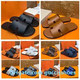 Sommer Luxus Izmir Sandals Schuhe für Männer Kalbsleder Leder Slip auf Komfort Schuhe Strand Follops Sandalias EU38-45