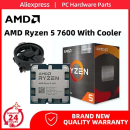 New AMD Ryzen 5 7600 CPU 및 Cooler 3.8GHz 6 코어 12- 스레드 R5 7600 AM5 Box 5NM L3 = 32m B650M Wi-Fi Motherboard