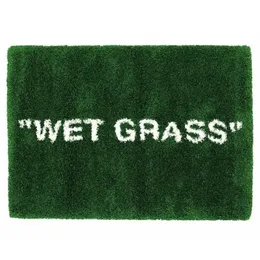 Heimtextilien Kunstteppiche Ki x vg Markerad WET GRASS Teppich Hypebeast Collection Ästhetische Sneakers Matte Wohnzimmer Schlafzimmer Playro252W