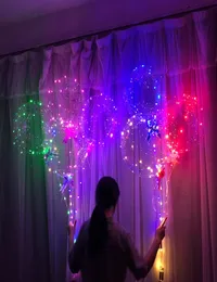 Dekoracja imprezy wielokolorowa kolor LED Balony Nowość oświetlenie Bobo Ball Wedding Balon Wsparcie Tło Dekoracje Lekkie Baloo3976962