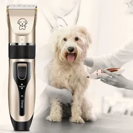 De senaste fyra paketen Dog Shaver Pet Hair Clippers Teddy Cat Shaving Dog Hair Professional Hair Clipper Trimning Pet Automatic S2561