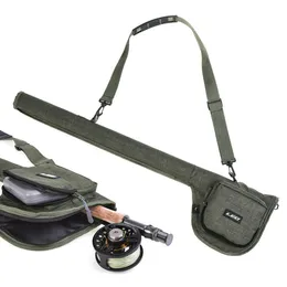 Outdoor-Taschen Leo 27991 32 Zoll tragbare Angeltasche Rod Pole Tools Lagerung Trägerkoffer Drop Lieferung Sport im Freien Ott4C