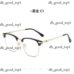 Chromees Hearts Top Quality Hearts Luxury Ch Cross Glasses Frame Chromes Brand Sunglasses for Men女性