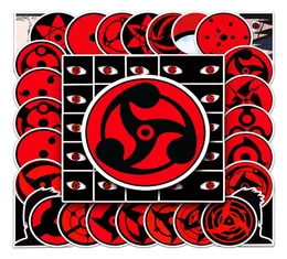 50 pçs anime uzumaki adesivos sharingan olho graffiti crianças brinquedo skate carro motocicleta bicicleta adesivo decalques3804818