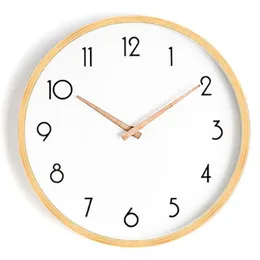 Nordic Wall Clock Home Room Modern Minimalist Watches Decor Mechanism Mechanism Silent Belling 5Q141 Y200109290K
