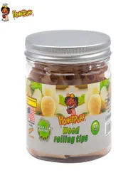 Honeypuff Rolling Wood Filter Tips med olika frukt smaker 40mm trät munfilter Tips Tobak Handrör2268096