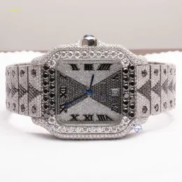 Wykonany ze stali nierdzewnej Ten zegarek Diamonds Moissanite oferuje VVS Clarity, dodając odrobinę luksusu, podnosi twoją modę