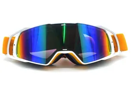 Nowy gogle zabarwiony UV Stripe Motorcycle Goggles Motocross Bike Cross Country Elastyczne gogle Snow Ski Lunette3522603