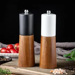 6 Inches Salt And Pepper Grinder Manual Pepper Mill Freshly Ground Seasoning Ceramic Core Grinding Kitchen Accessories 240306