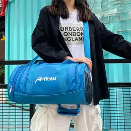 Açık çantalar kuru ve ıslak fitness çantası erkekler için kadınlar naylon eğitim omuz seyahat sac de spor tas yoga spor salonu yüzmek