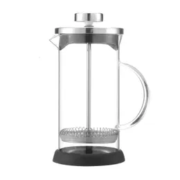 Accessori per il caffè Articoli per il caffè Articoli per il tè Caffettiera portatile Bollitore a mano Teiere Teiere Brocca da cucina francese Pressa manuale 240304