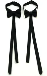 Linbaiway Sıradan Erkekler Bowtie Kadınlar için Butterfly Düğün Şeridi Bow Tie Resmi Elbise İş Siyah Bowknot Kravat Common7528080