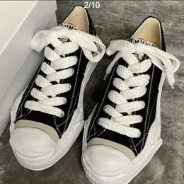 Maison Mihara Yasuhiro Японский бренд Peterson OG Sole Low Cut Men Men Women Designer Casual Mmy Black White Canvas Fashion идет со всем