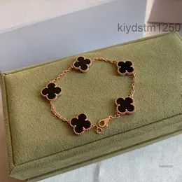 Van Clover Bilezik Tasarımcısı Jewlery Gül Golü Kadın İçin Lüks Gümüş Gümüş Dört Yaprak Charm Breaklet Box ZUF1 2VXF